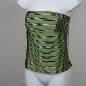 J Crew Silk Strapless Top